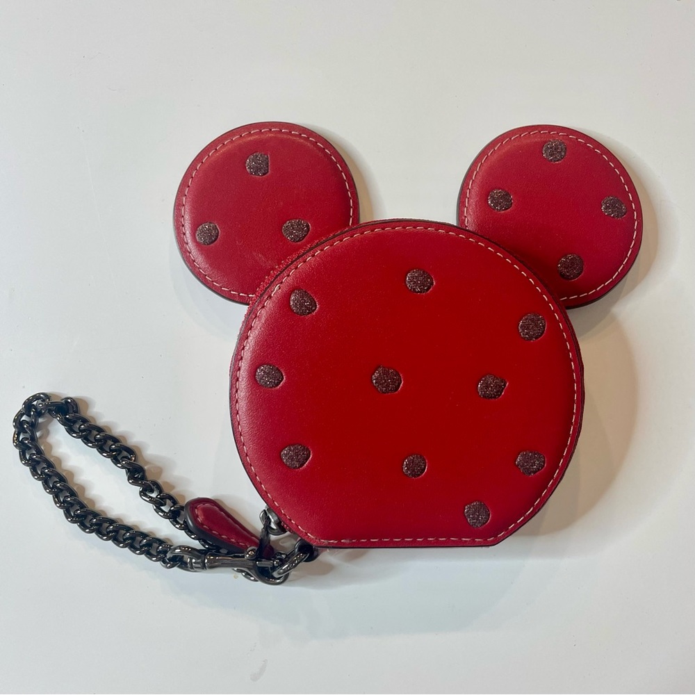 NWOT Coach x Disney Minnie Mouse Coin Purse